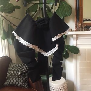 Jacquemus Lace Trim Cropped Blouse